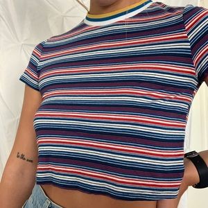Colorful striped shirt